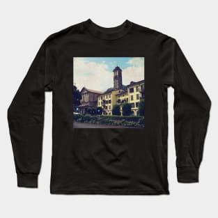 Italy sightseeing trip photography from city scape Milano Bergamo Lecco Long Sleeve T-Shirt